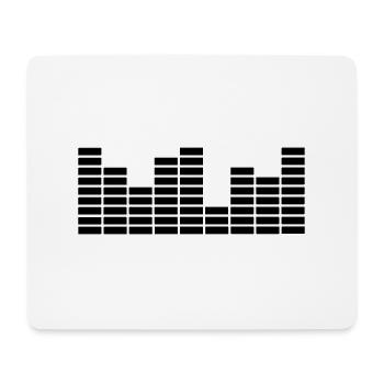 equalizer - Mousepad (Querformat) - Weiß - Vorne