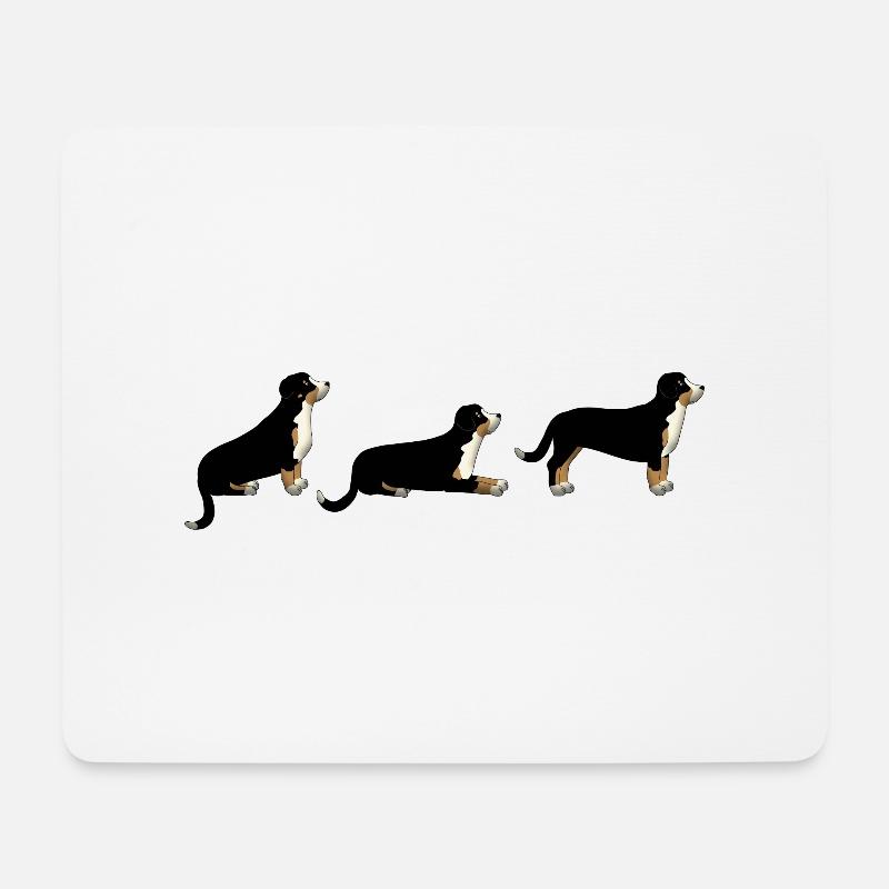 Sitz Platz Steh Entlebuch - Mousepad (Querformat) - Weiß