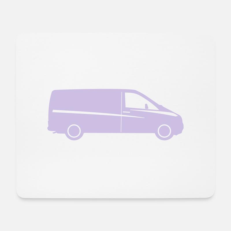 Kurier - Mousepad (Querformat) - Weiß