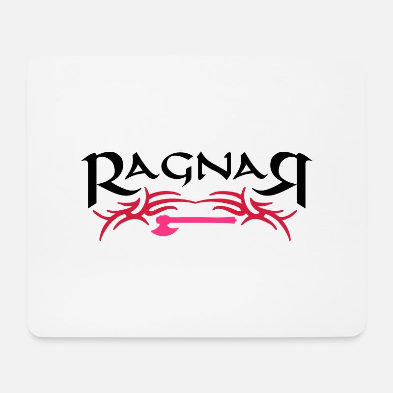 Ragnar_1 - Mousepad (Querformat) - Weiß