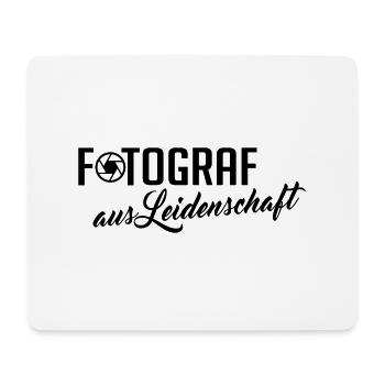 fotograf aus leidenschaft - Mousepad (Querformat) - Weiß - Vorne
