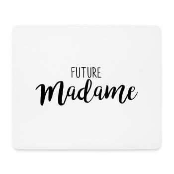 Future Madame - Tapis de souris (format paysage) - blanc - Devant