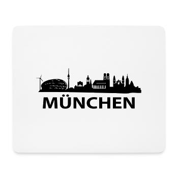 munchen - Mousepad (Querformat) - Weiß - Vorne