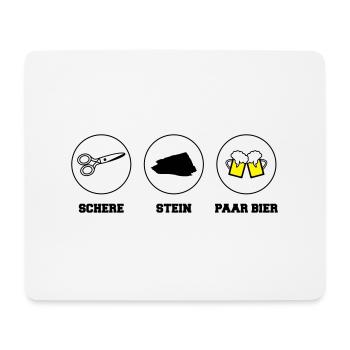 blockedName - Mousepad (Querformat) - Weiß - Vorne