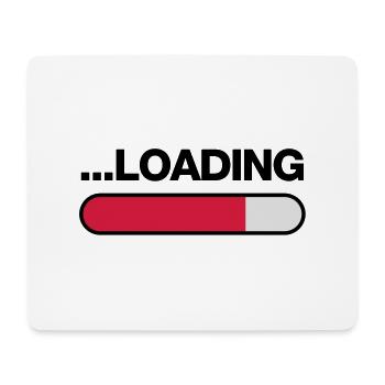 loading_f3 - Mouse Pad (horizontal) - white - Front