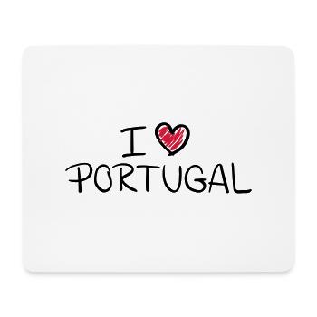 i_love_portugal__f2 - Tapis de souris (format paysage) - blanc - Devant