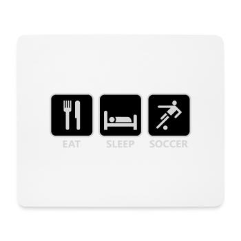 Fußball - Mouse Pad (horizontal) - white - Front
