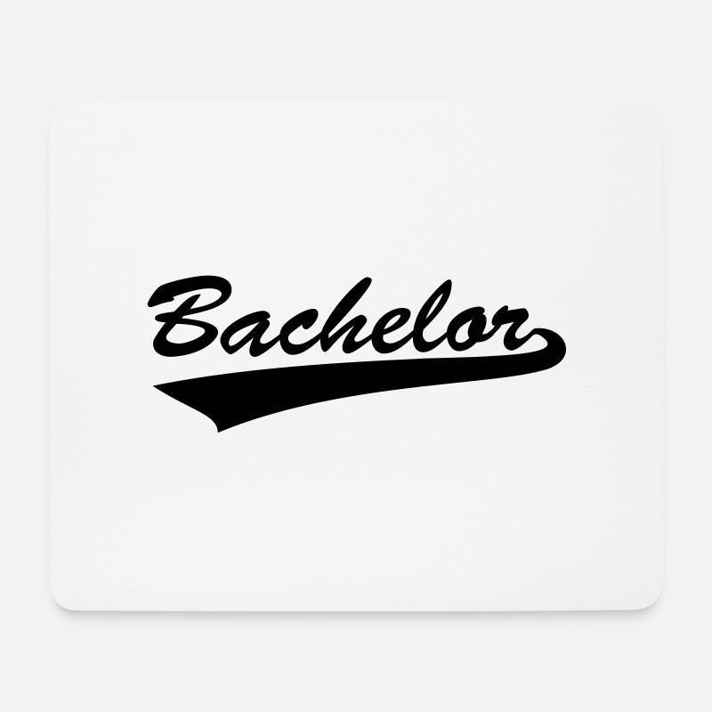 Bachelor - Mousepad (Querformat) - Weiß