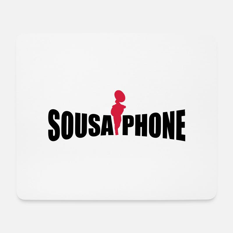 sousaphone - Mouse Pad (horizontal) - white