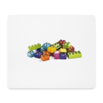 Building blocks - Mouse Pad (horizontal) - white - Front