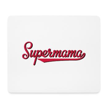 supermama - Mouse Pad (horizontal) - white - Front