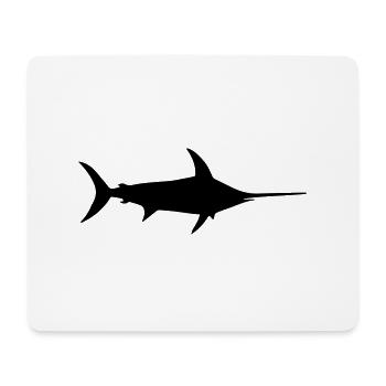 Schwertfisch Ozean Fisch Delphin - Mousepad (Querformat) - Weiß - Vorne