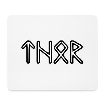 Wikinger Thor - Mousepad (Querformat) - Weiß - Vorne