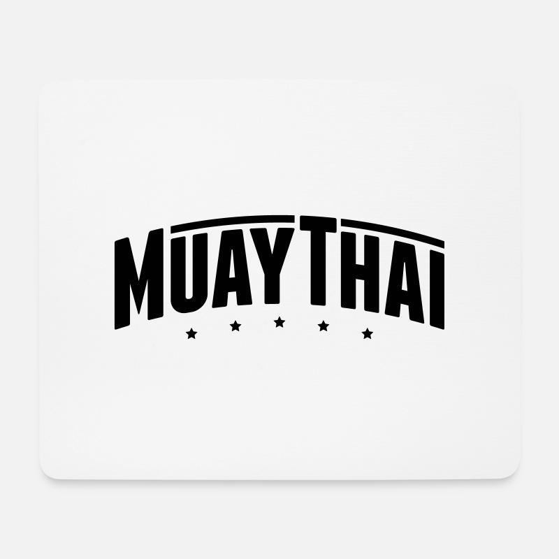muay_thai_gn1 - Mousepad (Querformat) - Weiß