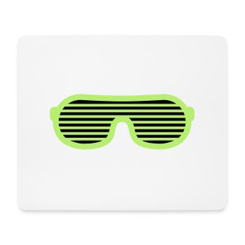 Party Glasses - Mouse Pad (horizontal) - white - Front