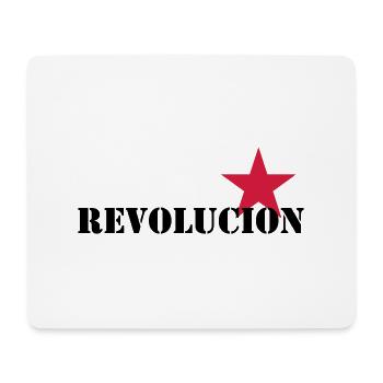 Revolucion - Tapis de souris (format paysage) - blanc - Devant