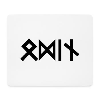 Odin Runen - Mousepad (Querformat) - Weiß - Vorne
