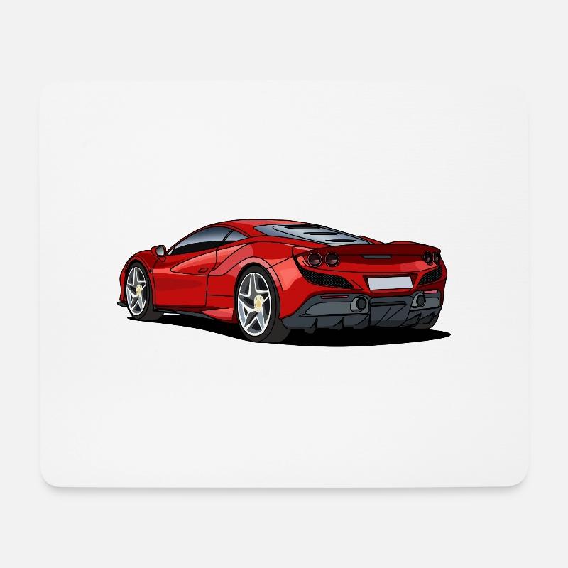 Supercar - Mouse Pad (horizontal) - white