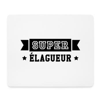 Elagueur / Elaguer / Arbre / Bois / Bucheron - Tapis de souris (format paysage) - blanc - Devant