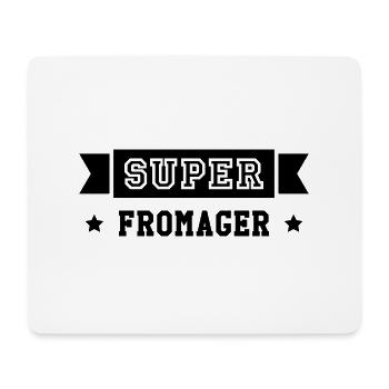 Fromager / Agriculture / Fermier / Fromage / Ferme - Tapis de souris (format paysage) - blanc - Devant