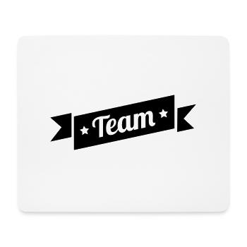 team - Tapis de souris (format paysage) - blanc - Devant