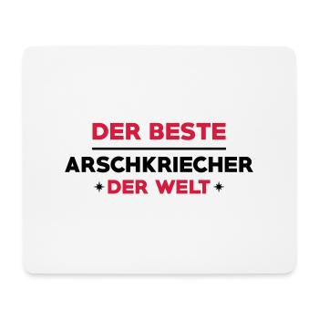 Arschkriecher Arschkriecherin Heuchler Heuchlerin - Mousepad (Querformat) - Weiß - Vorne