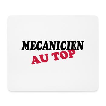 Mécanicien au top - Mouse Pad (horizontal) - white - Front