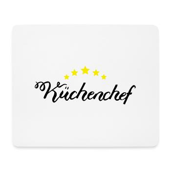 Küchenchef - Mousepad (Querformat) - Weiß - Vorne