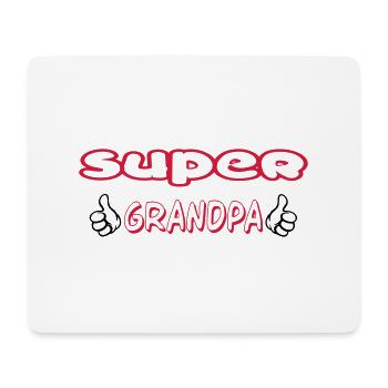 Grandpa / Papy / Grandfather / Grandad - Mousepad (Querformat) - Weiß - Vorne