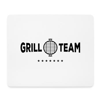 grill team - Mousepad (Querformat) - Weiß - Vorne