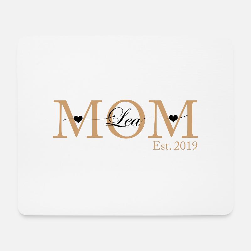 Mom - Mousepad (Querformat) - Weiß