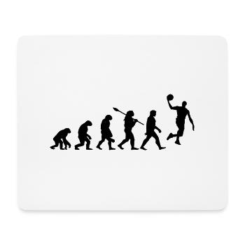 Évolution Du Basket-ball Cadeau - Tapis de souris (format paysage) - blanc - Devant