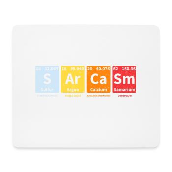 Sarcasmes Elements of Humor Chimie Chimiste Renard - Tapis de souris (format paysage) - blanc - Devant