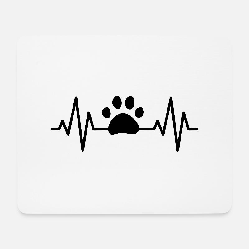 Hund Dog Agility - Mousepad (Querformat) - Weiß