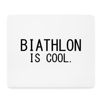 Biathlon Ski - Mouse Pad (horizontal) - white - Front
