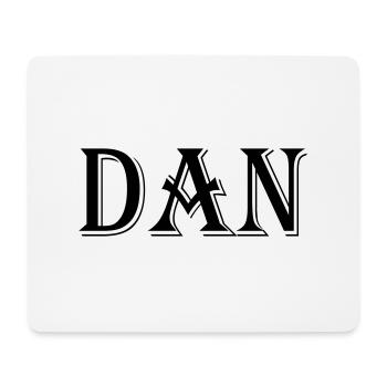 Dan - Tapis de souris (format paysage) - blanc - Devant