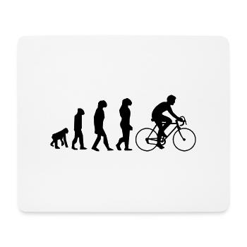 Evolution des Radsports - Mousepad (Querformat) - Weiß - Vorne
