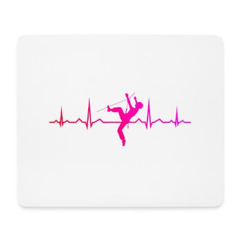 Escalade de bloc Hommes Boulder Femmes Escalade - Tapis de souris (format paysage) - blanc - Devant