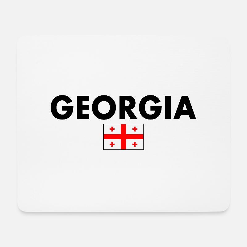 Georgien - Mousepad (Querformat) - Weiß