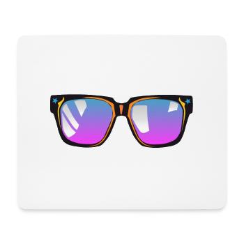 lunette de soleil - Tapis de souris (format paysage) - blanc - Devant