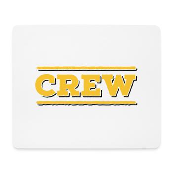 CREW Member Team Staff Group Team Colleague - Mouse Pad (horizontal) - white - Front