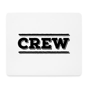 CREW Member Team Staff Group Team Colleague - Mouse Pad (horizontal) - white - Front