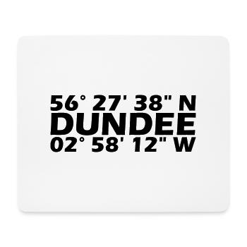 Dundee Coordinates - Mouse Pad (horizontal) - white - Front