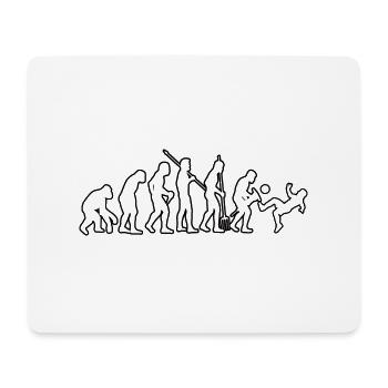 Fußballtrainer Fußball Fußballer Fußballspieler - Mousepad (Querformat) - Weiß - Vorne