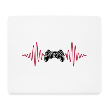 Puls Konsole Retro Controller - Mousepad (Querformat) - Weiß - Vorne