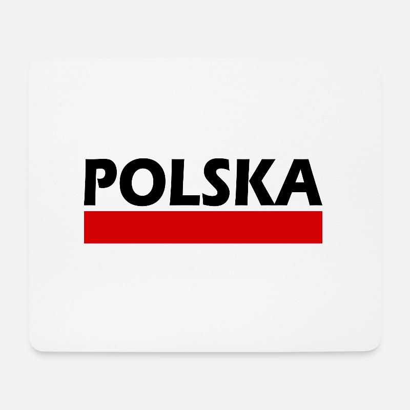 Pologne - Tapis de souris (format paysage) - blanc