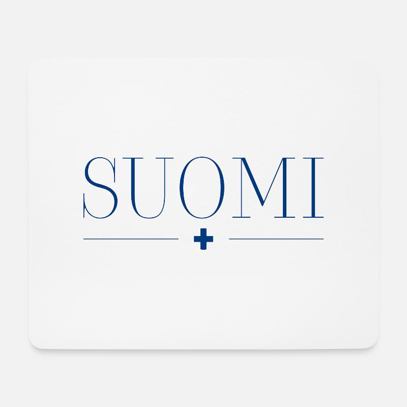 Finnland - Mousepad (Querformat) - Weiß