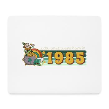 Lucky Ones wurden 1985 geboren Tee St. Patrick's - Mousepad (Querformat) - Weiß - Vorne