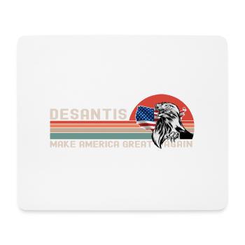Ron DeSantis 2024 - Make America Florida, USA - Mousepad (Querformat) - Weiß - Vorne
