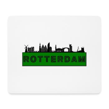 Stadt Rotterdam - Niederlande Holland - Mousepad (Querformat) - Weiß - Vorne